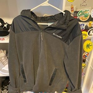 Columbia Zip Up collar collared long sleeve